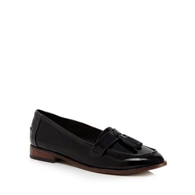 Black 'Annabel' patent loafers